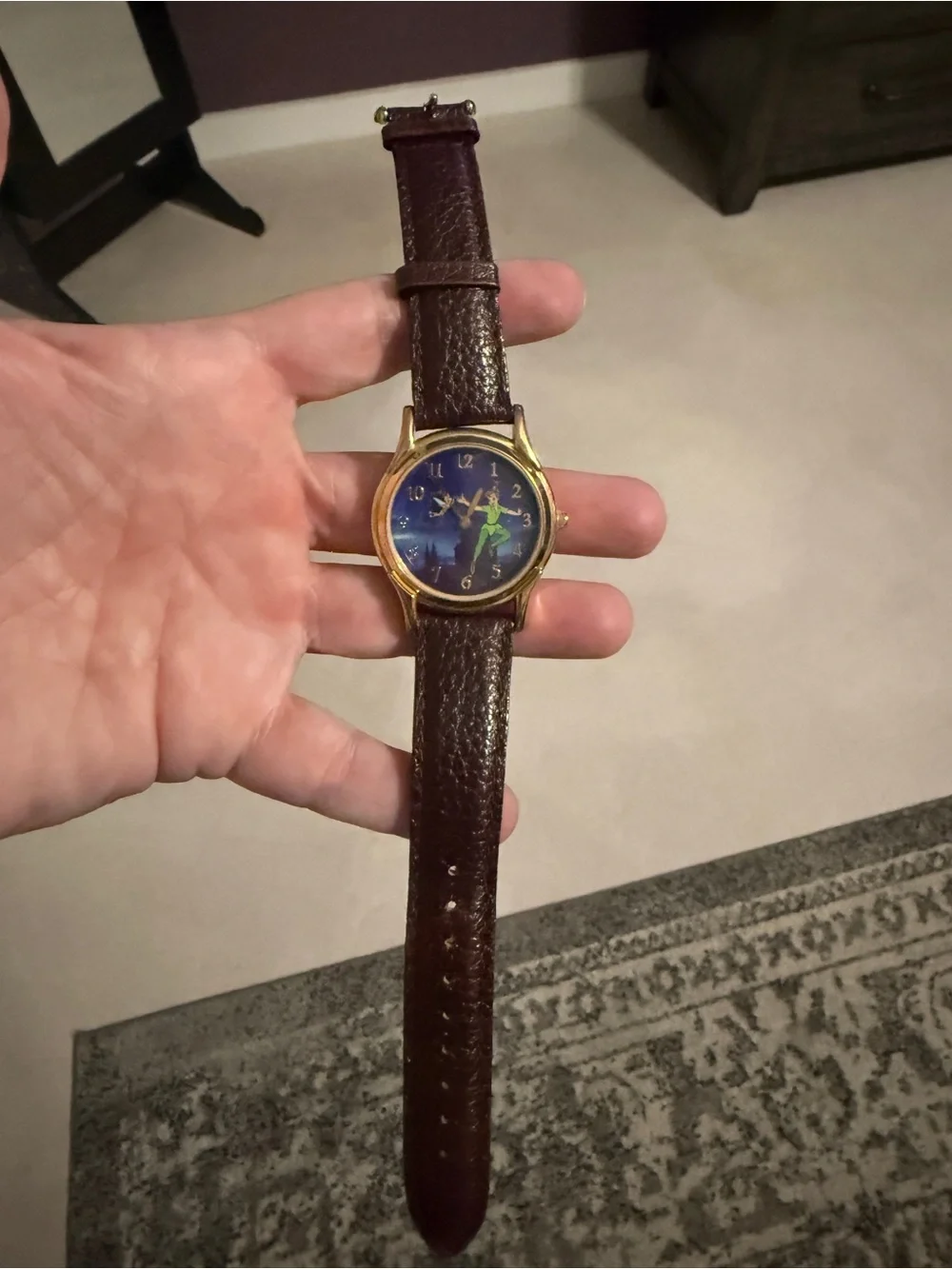 Disney Peter Pan 45th Anniversary Limited Edition Watch 1027/3500 Vintage